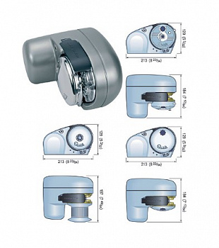 Якорная лебедка «Mini Genius» со звездочкой