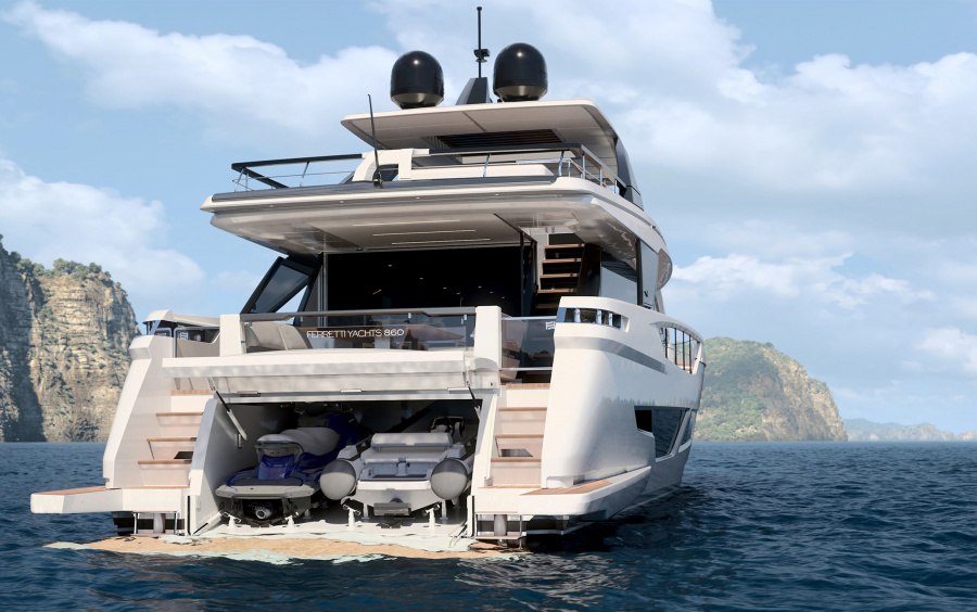Ferretti Yachts 860 фото 1.11
